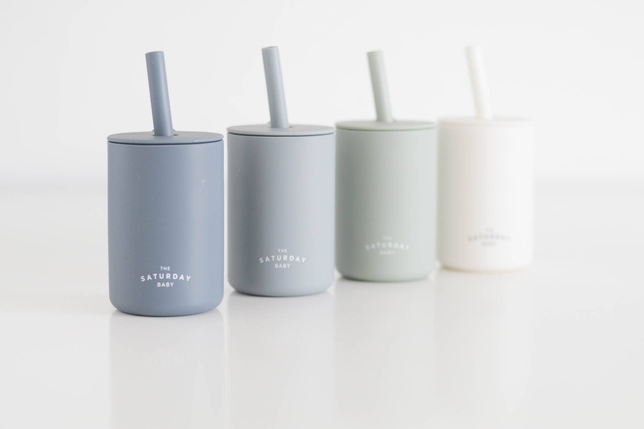 The Saturday Baby - Wholesale Drinking Glass/Cup - Kids & Baby - The Saturday Baby Silicone Straw Cup15