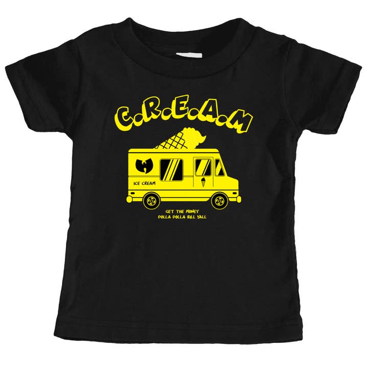 Wu-Tang Ice Cream Truck Tee Shirt for wholesale by Mini FLEX KIDS