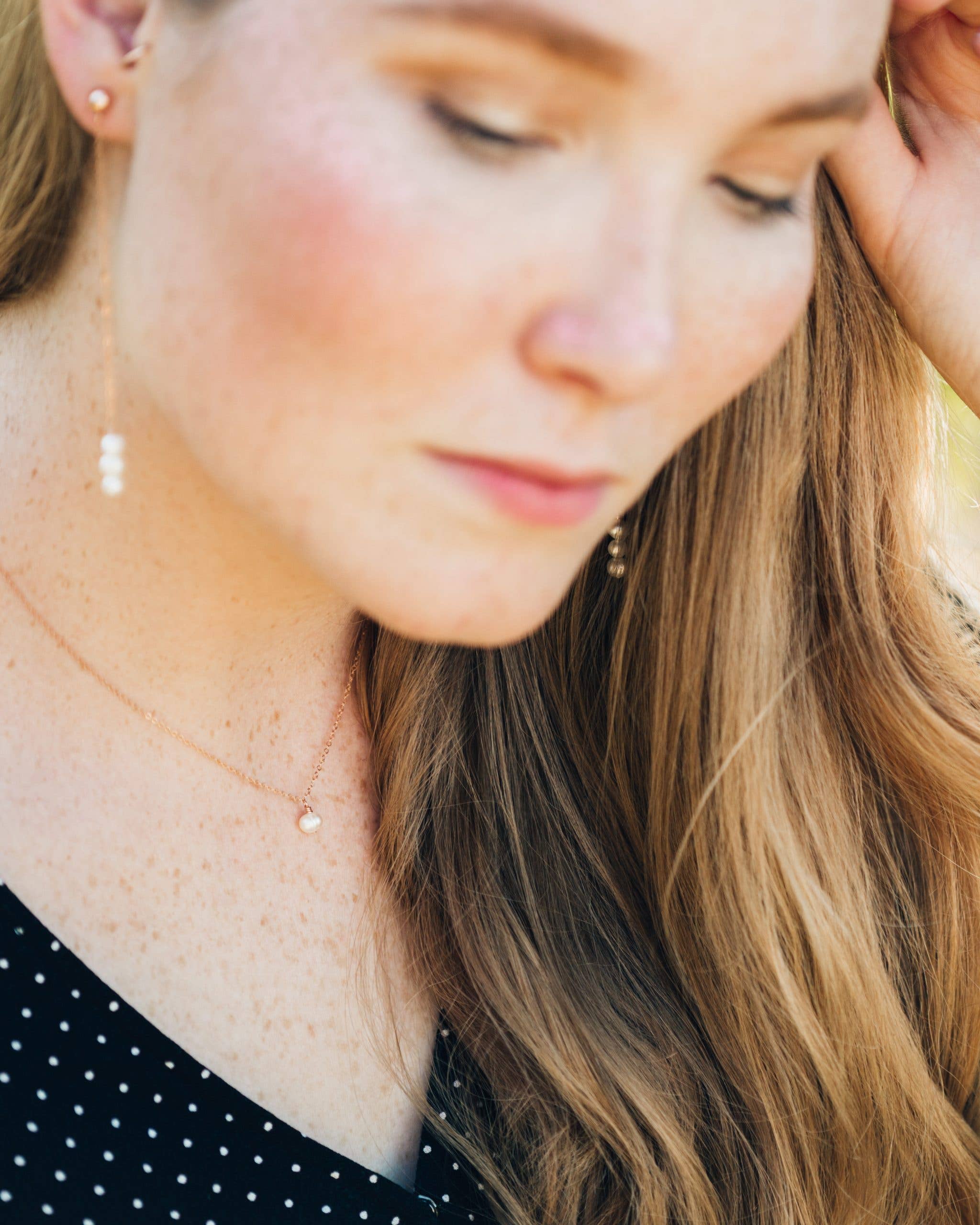 Dainty & Daring - Wholesale Pendant/Charm Necklace - Alexa Pearl Pendant Necklace3