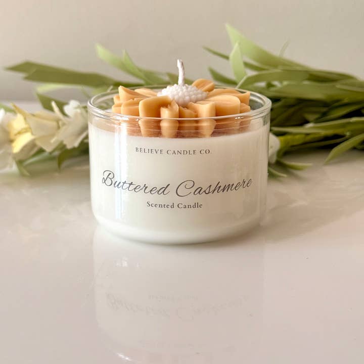 Believe Candle - Vendita all'ingrosso Candela in vasetto - Mini Vaso di Candela Margherita6