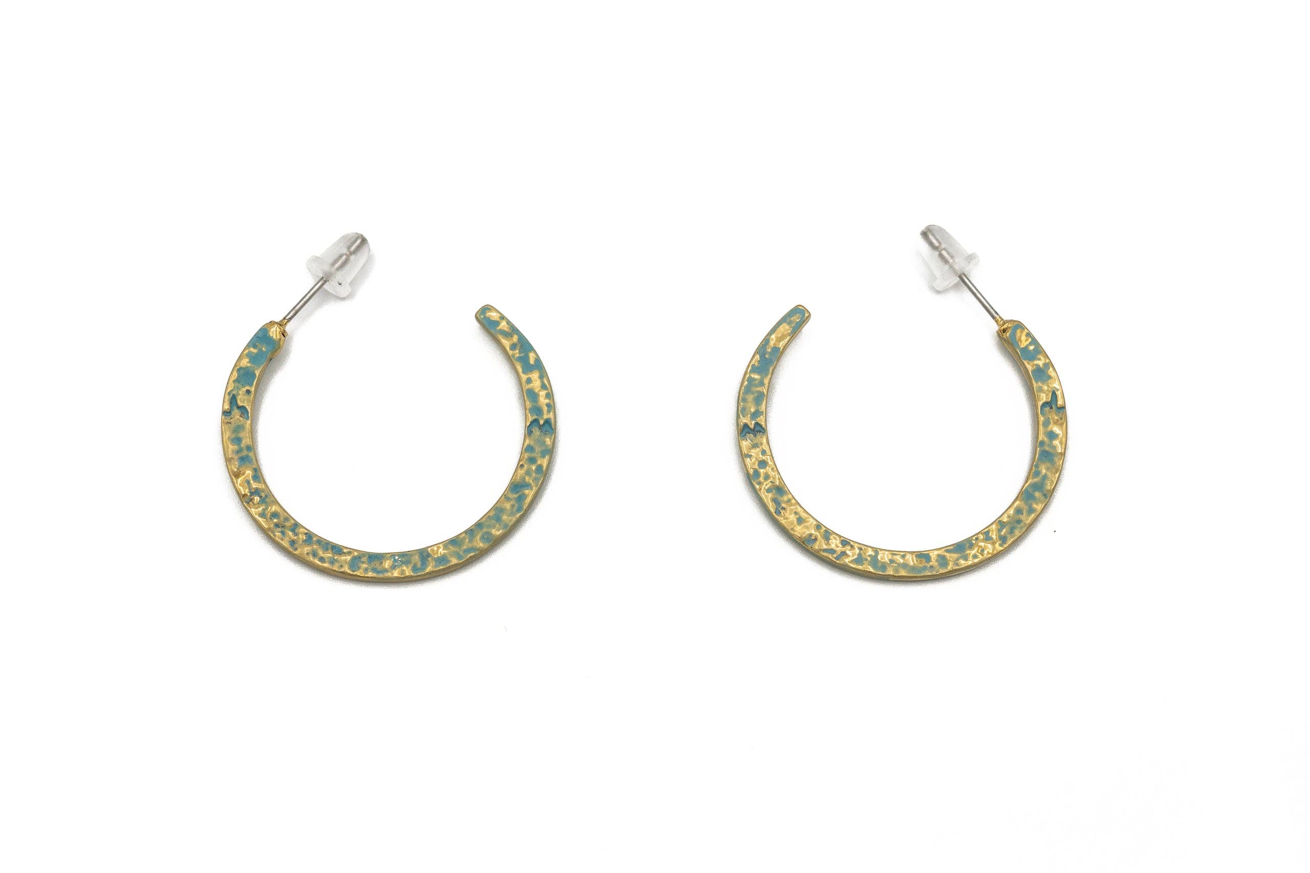 KLK – wholesale Hoop earrings – Hammered hoop earrings1
