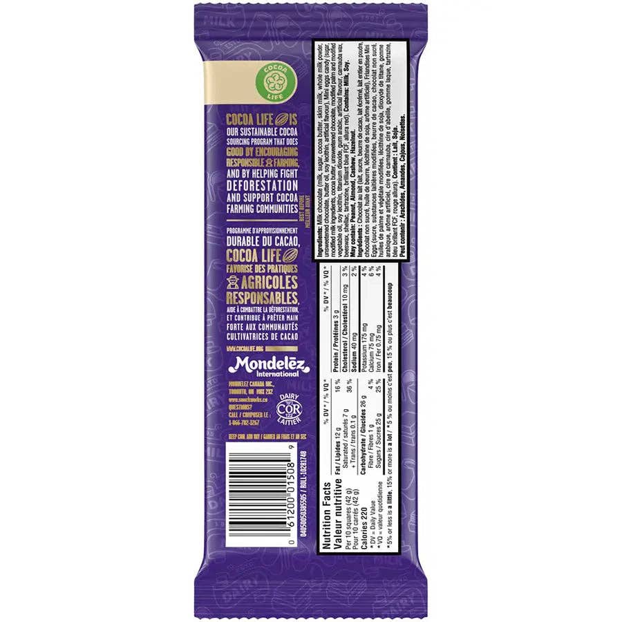 Echo Sales Canada - Wholesale Chocolate Bar - Cadbury Dairy Milk, Mini Eggs Chocolatey Candy Bar -  Case 90 g x 21 count1