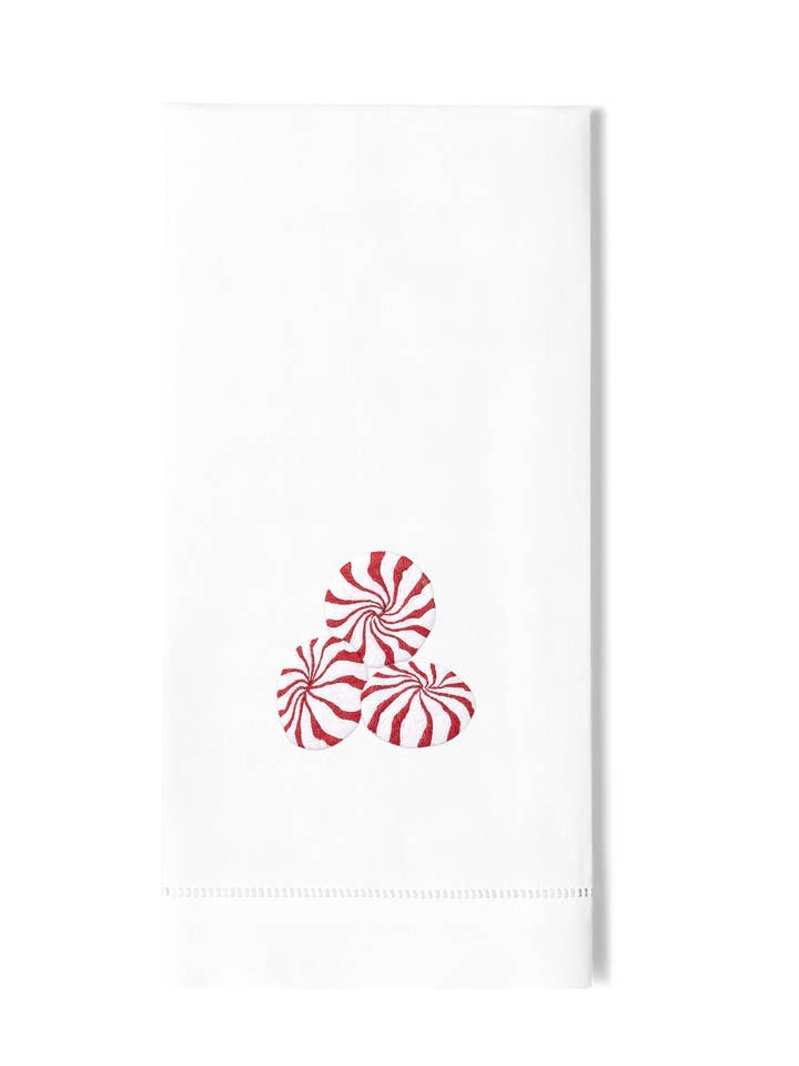 Peppermint Candies Hand Towel for wholesale by Henry Handwork
