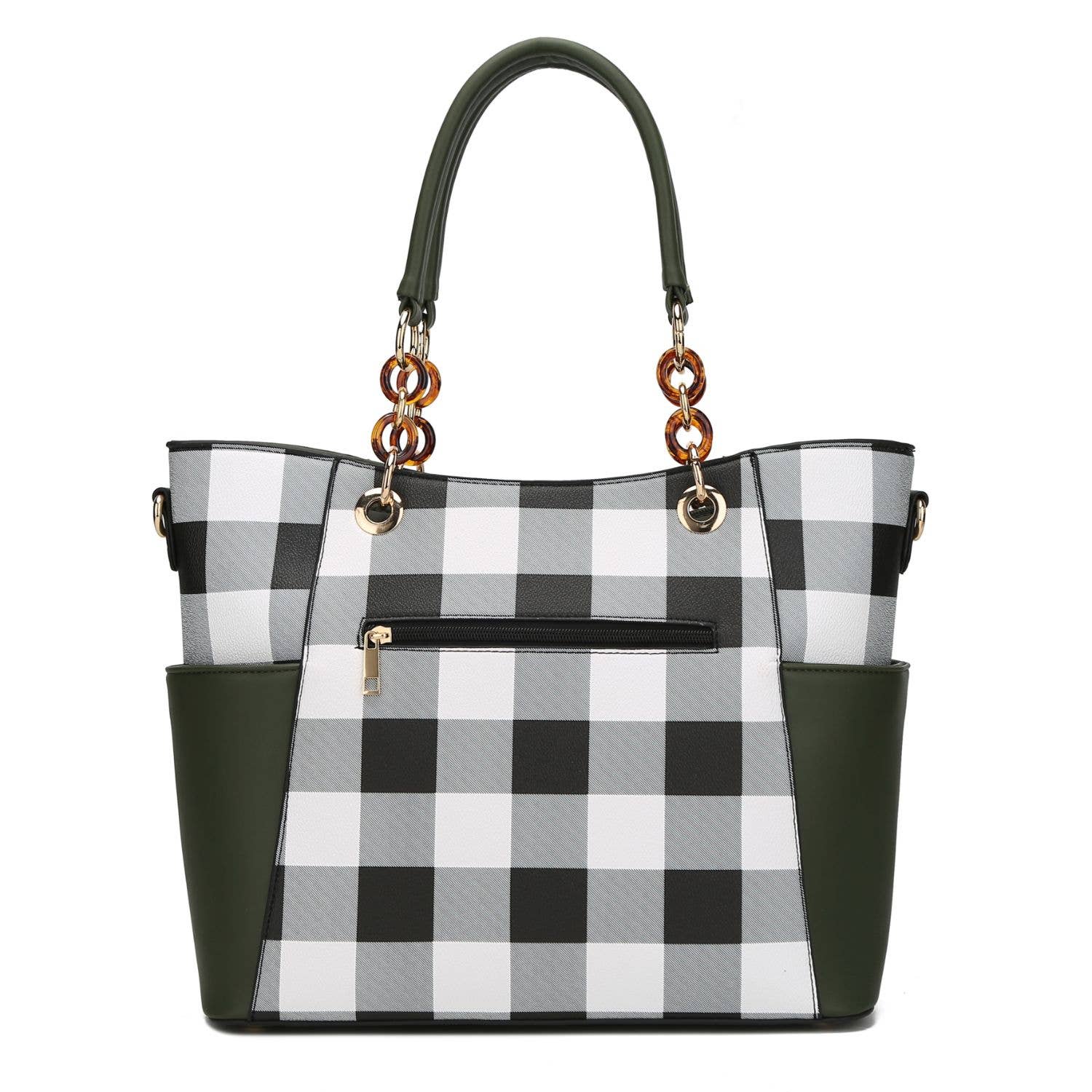 MKF Collection - Wholesale Tote Bag - Women's - MKF Mariely Checker Tote Bag & Wallet Set Women Handbag13