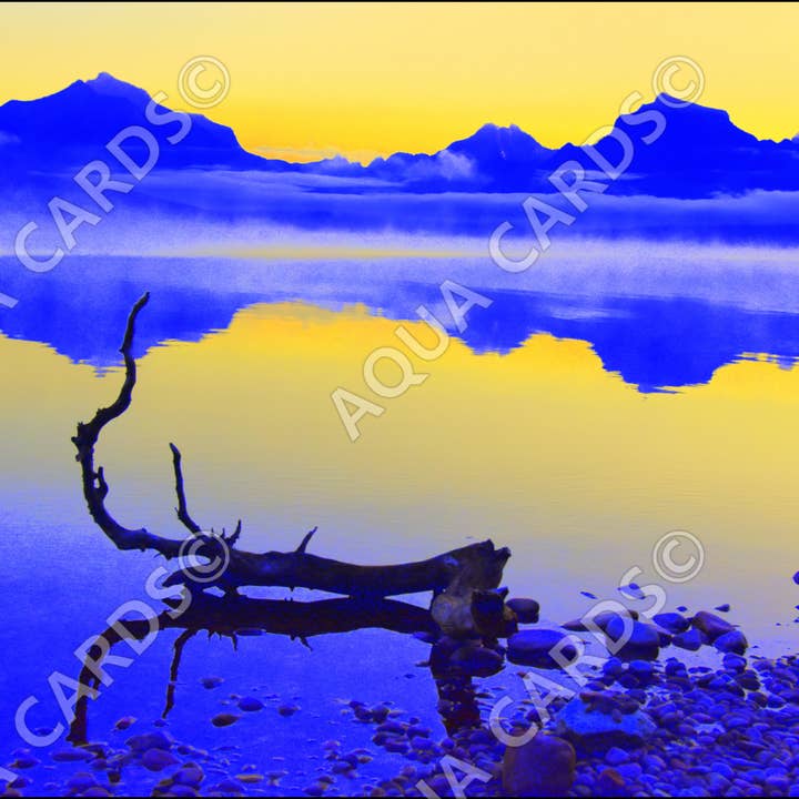 1193 - The Cerulean Mountains for wholesale by Aqua Cards