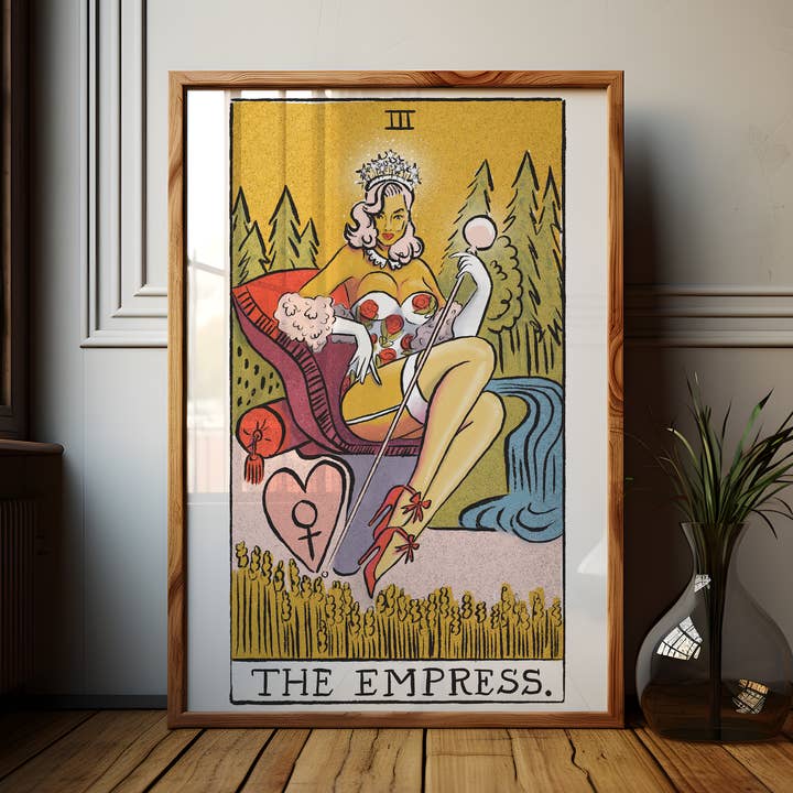 Kejsarinnan Tarot Konsttryck 8x10 för wholesale av Abbie Ren Illustration