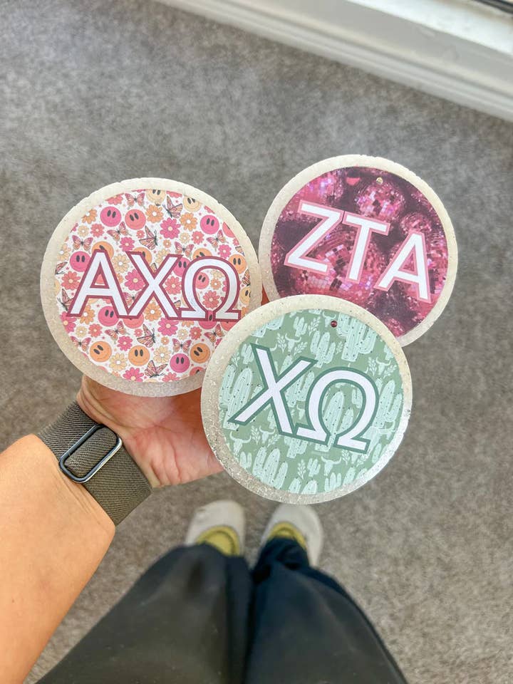 Ambientador de coche de cartulina collage para venta al por mayor de Within The Wildflowers