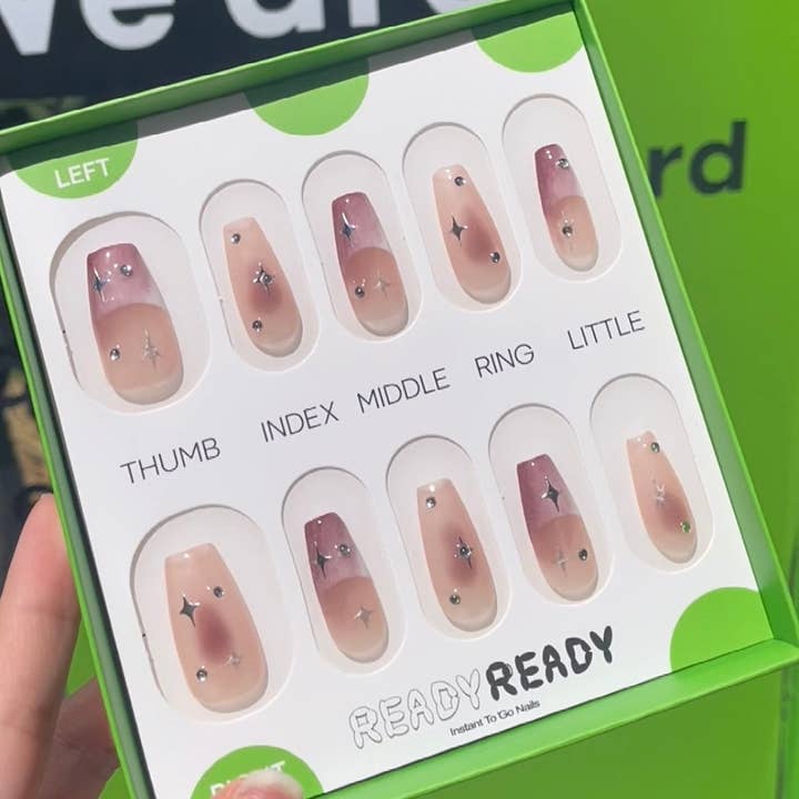 Pink Magic - Instant nails, Handmade Luxury Press on nails, Fashion Accessories for wholesale by READY READY Instant nail