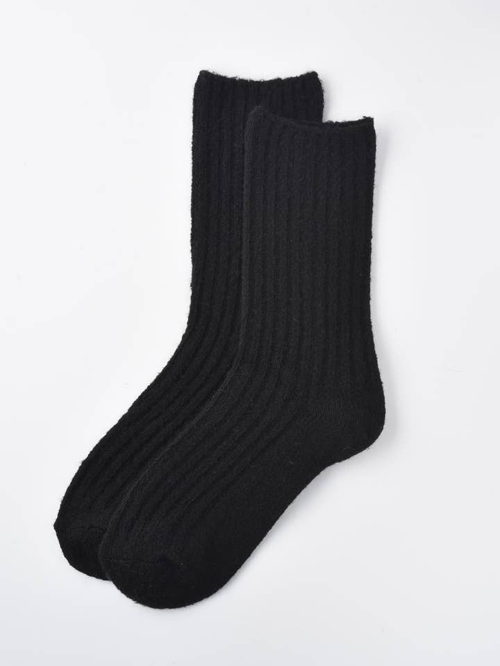 Funkyrel® Atzbranding Limited - Wholesale Socks - Women's - Rufia - 5-Pair Set of Solid Color Wool-Blend Socks7