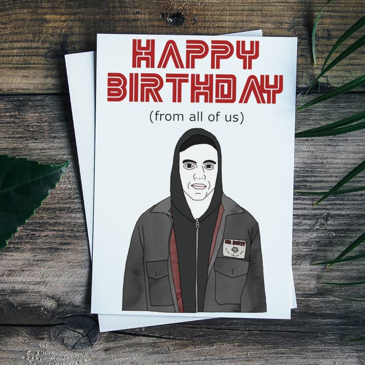 Cartão de Saudação do Sr. Robot por atacado de Geeked Out Greetings