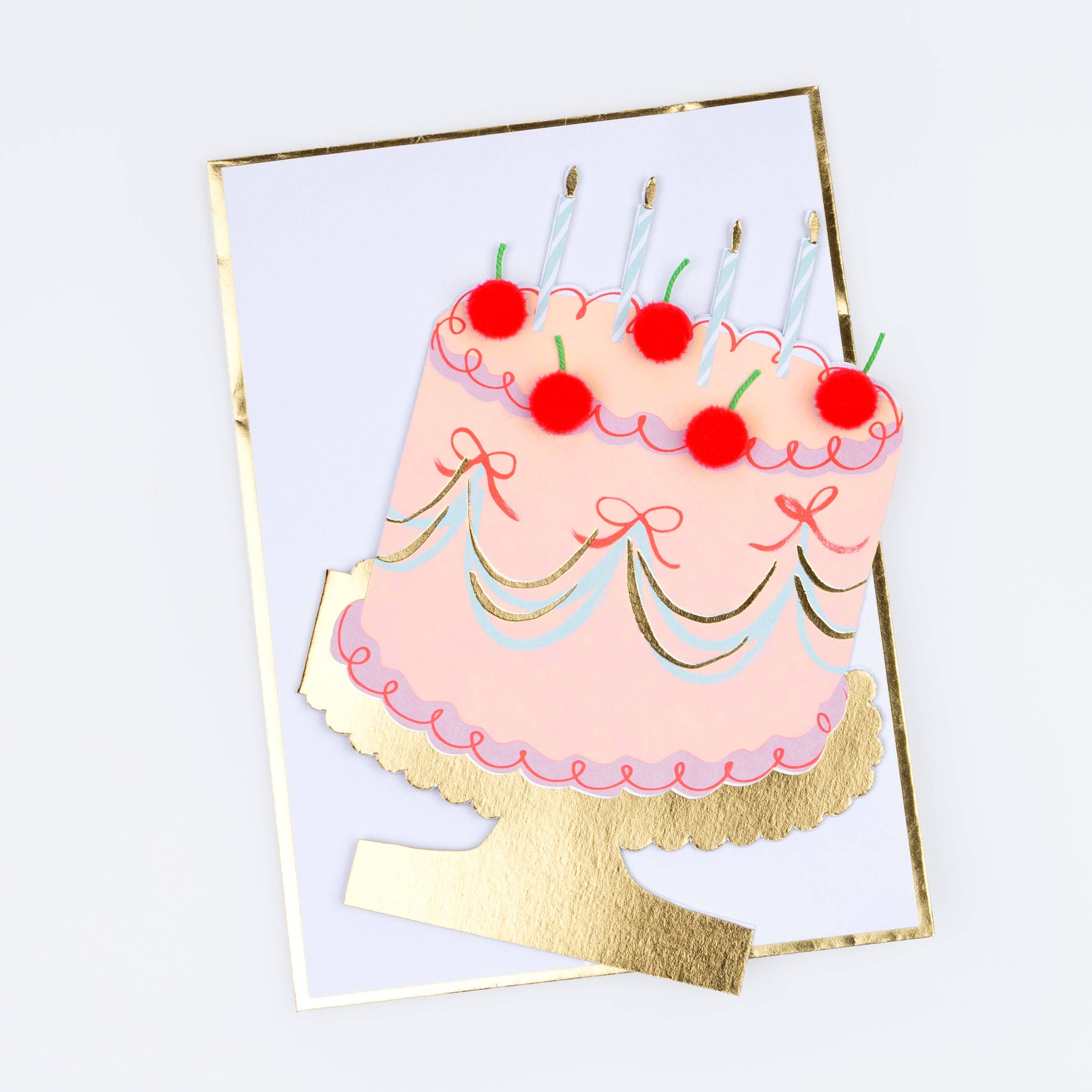 Meri Meri - Wholesale Birthday Card - Cherry Cake Birthday Card2