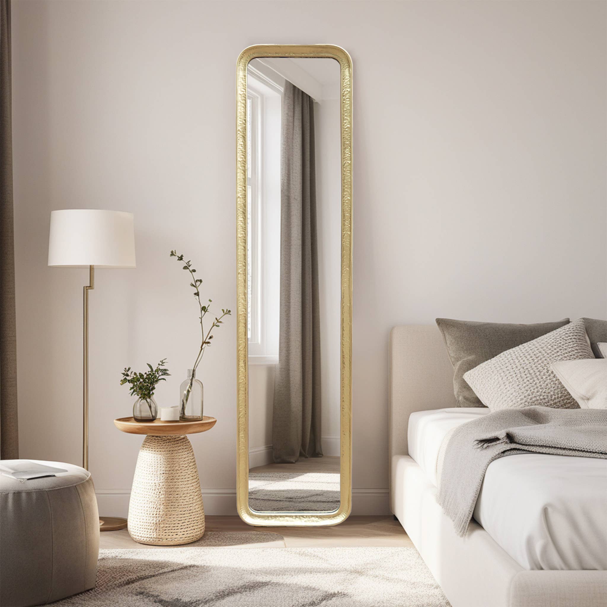 Paris Loft Inc - Wholesale Wall Mirror - Metal Framed Gold Mirror for Wall2