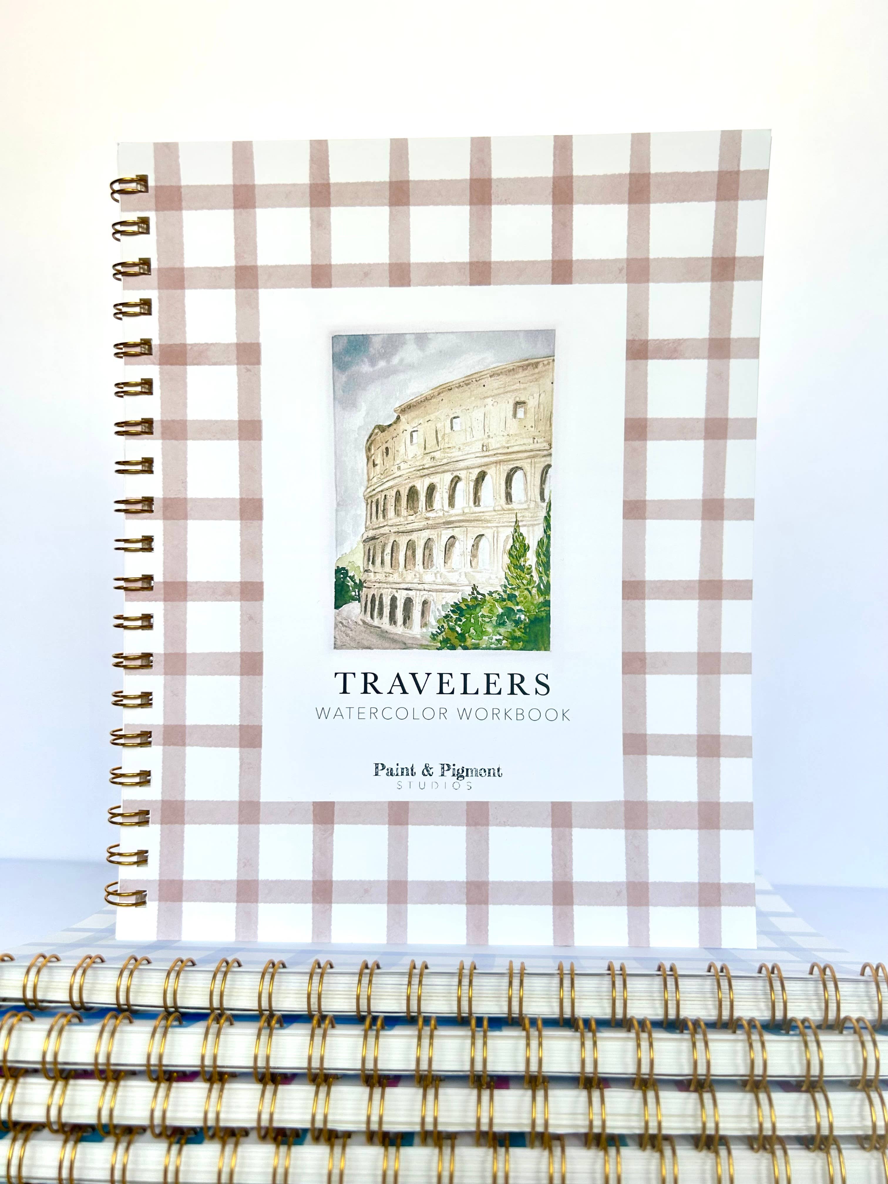 Paint & Pigment Studios - Vente Carnets de croquis - Cahier d'aquarelle pour voyageurs1