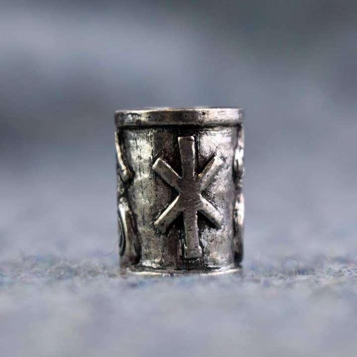 Asgard - Wholesale Individual Charm/Pendant - VIKING RUNE BEAD : JERA1