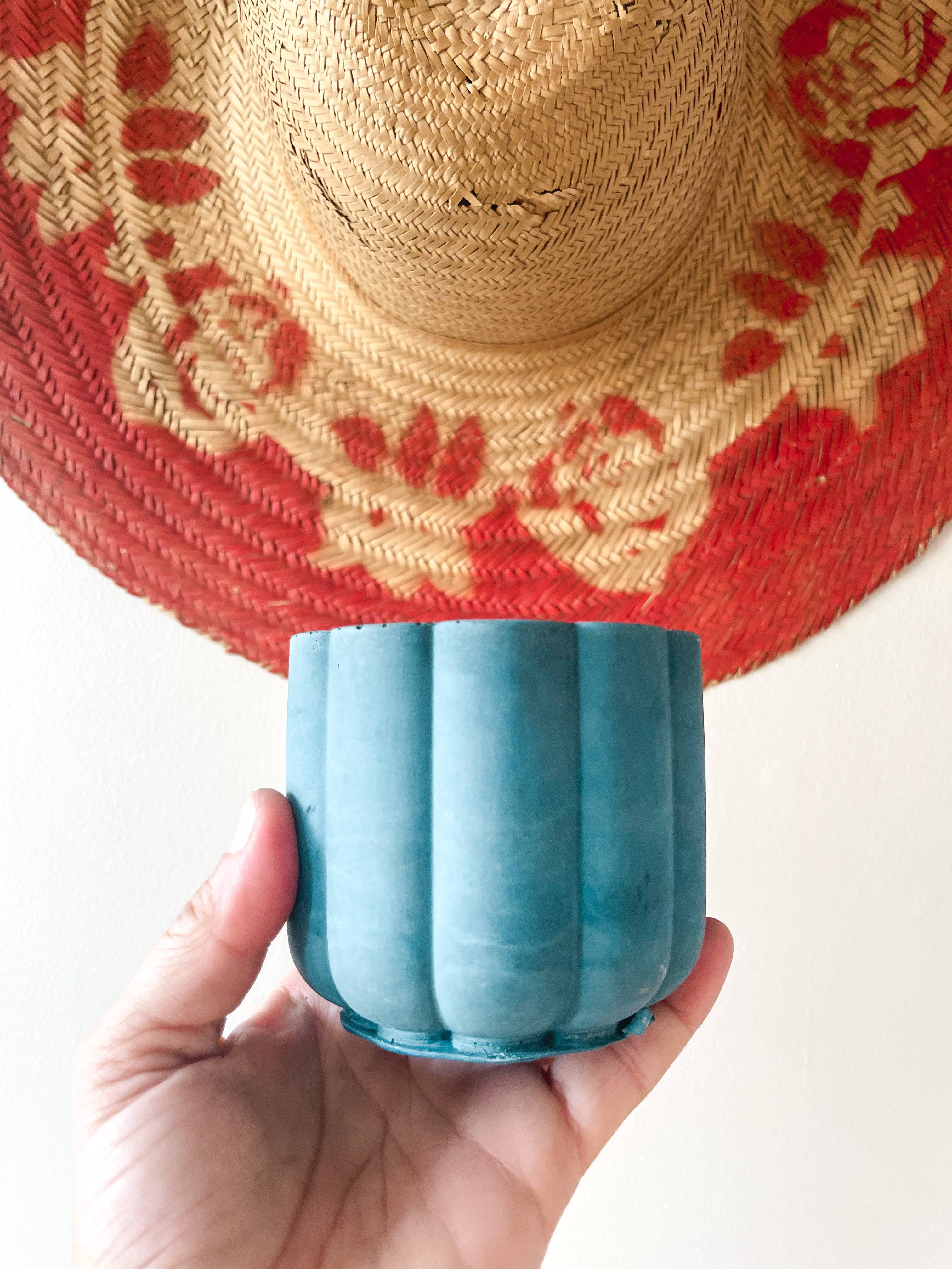 Green Jeans Houseplants - Vente Pot - Jardinière en ciment festonné3