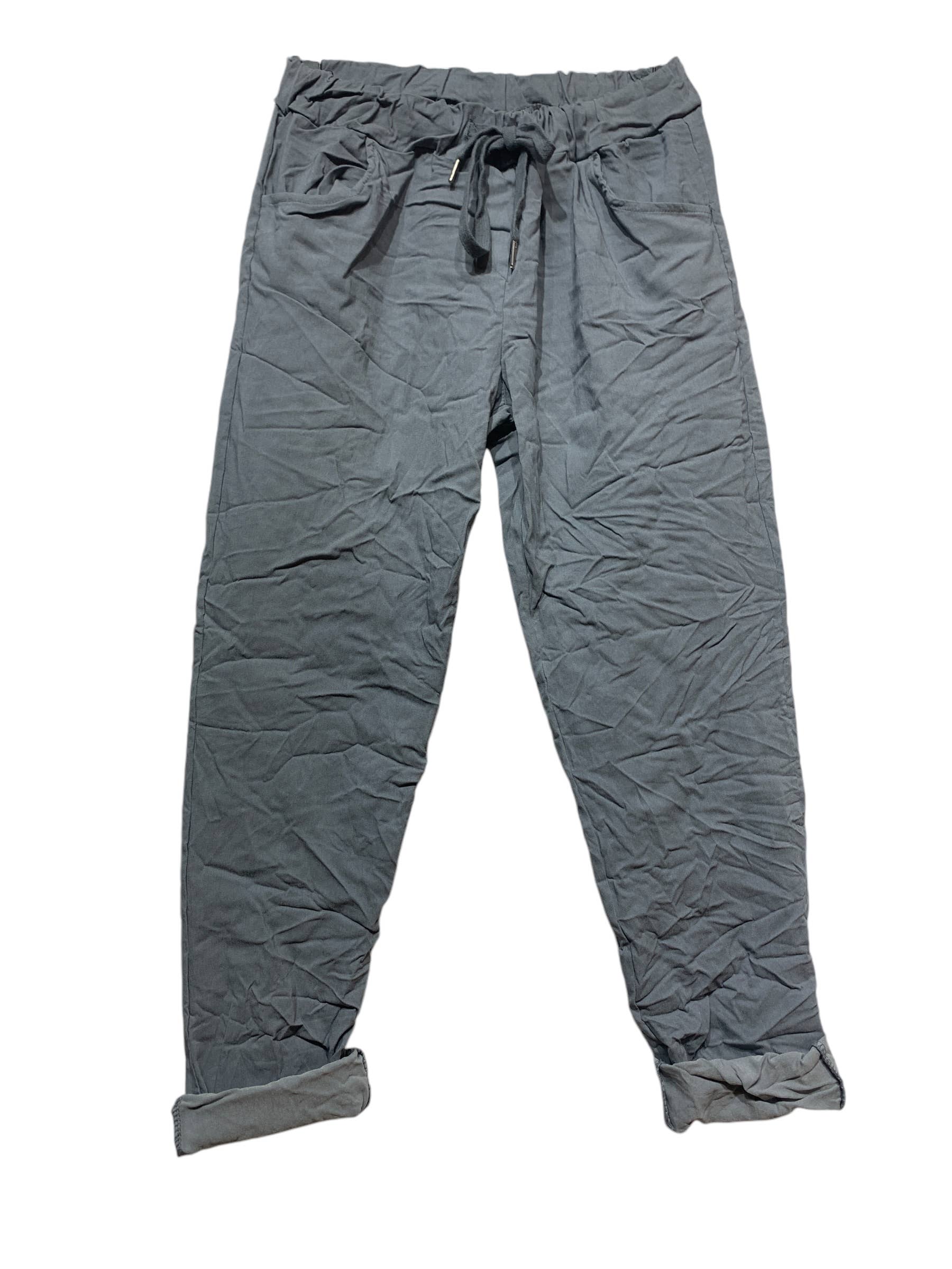 LINEN & COTTON HOUSE – wholesale Pants – Women's – 77312 WRINKLED PANTS WITH LARGE POCKETS46