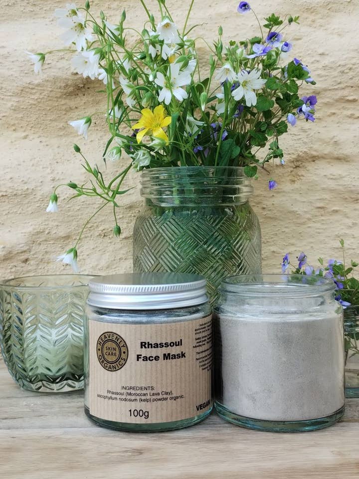 Rhassoul Face Mask for wholesale by Heavenly Organics Skin Care