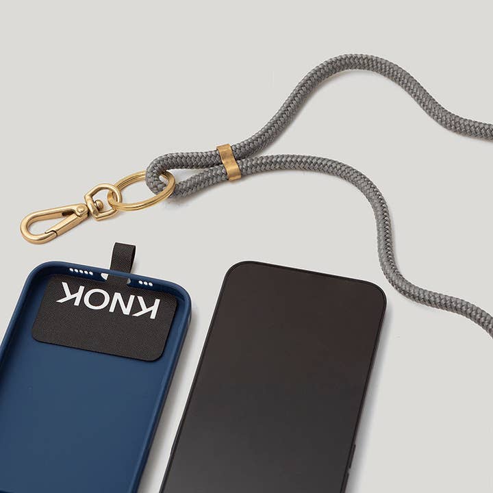 KNOK - Wholesale Phonecase Strap - Universal Phone Necklace (Grey)2