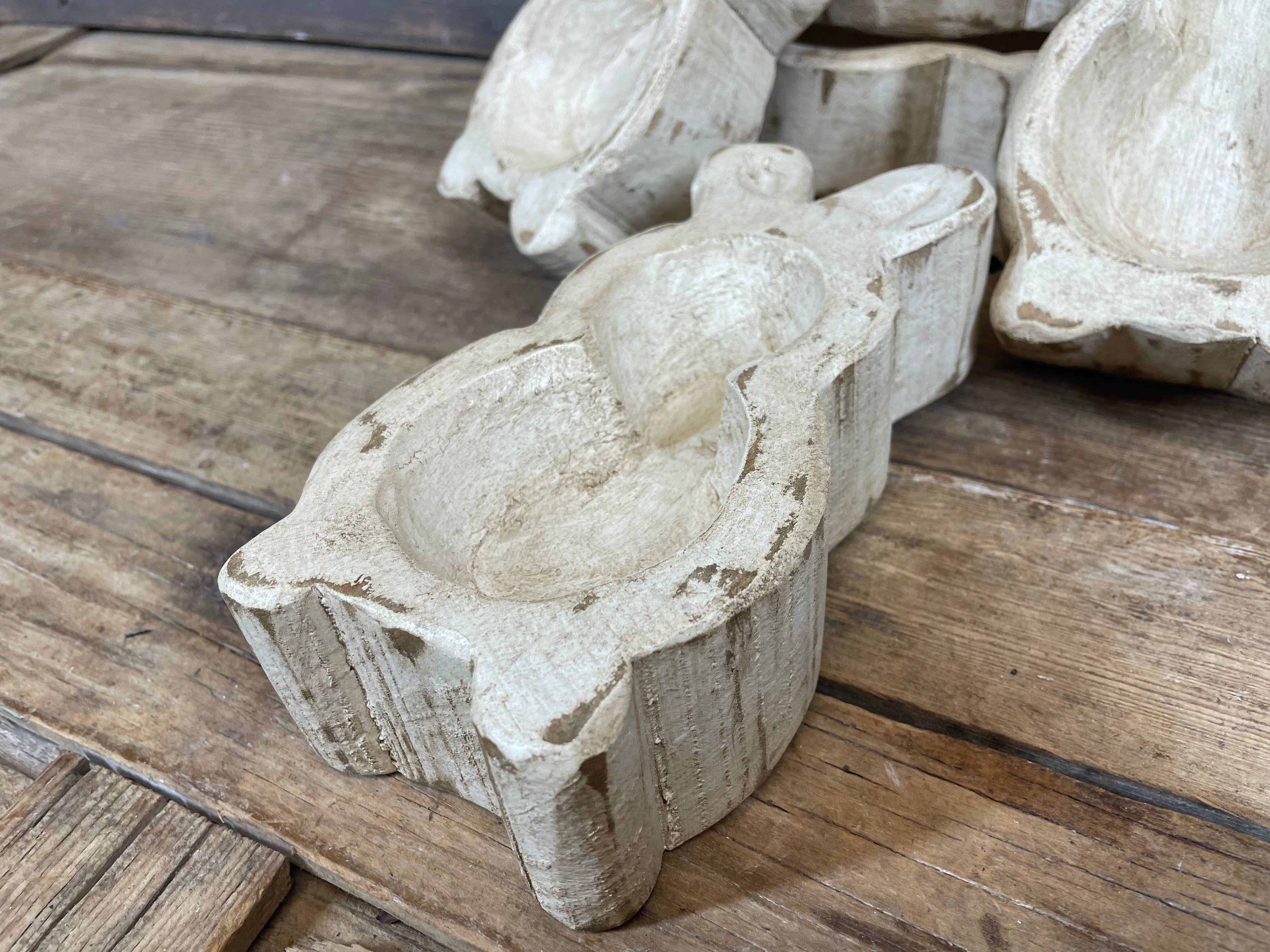 My Amigos Imports - Wholesale Candle Holder -  Super Mini Bunny Dough Bowl-5-7-Candle Ready-Mini Bunny-NEW8