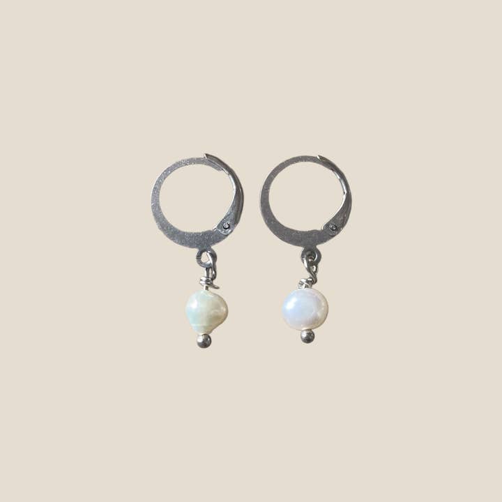 Earrings Mila one silver for wholesale by La Eva Store
