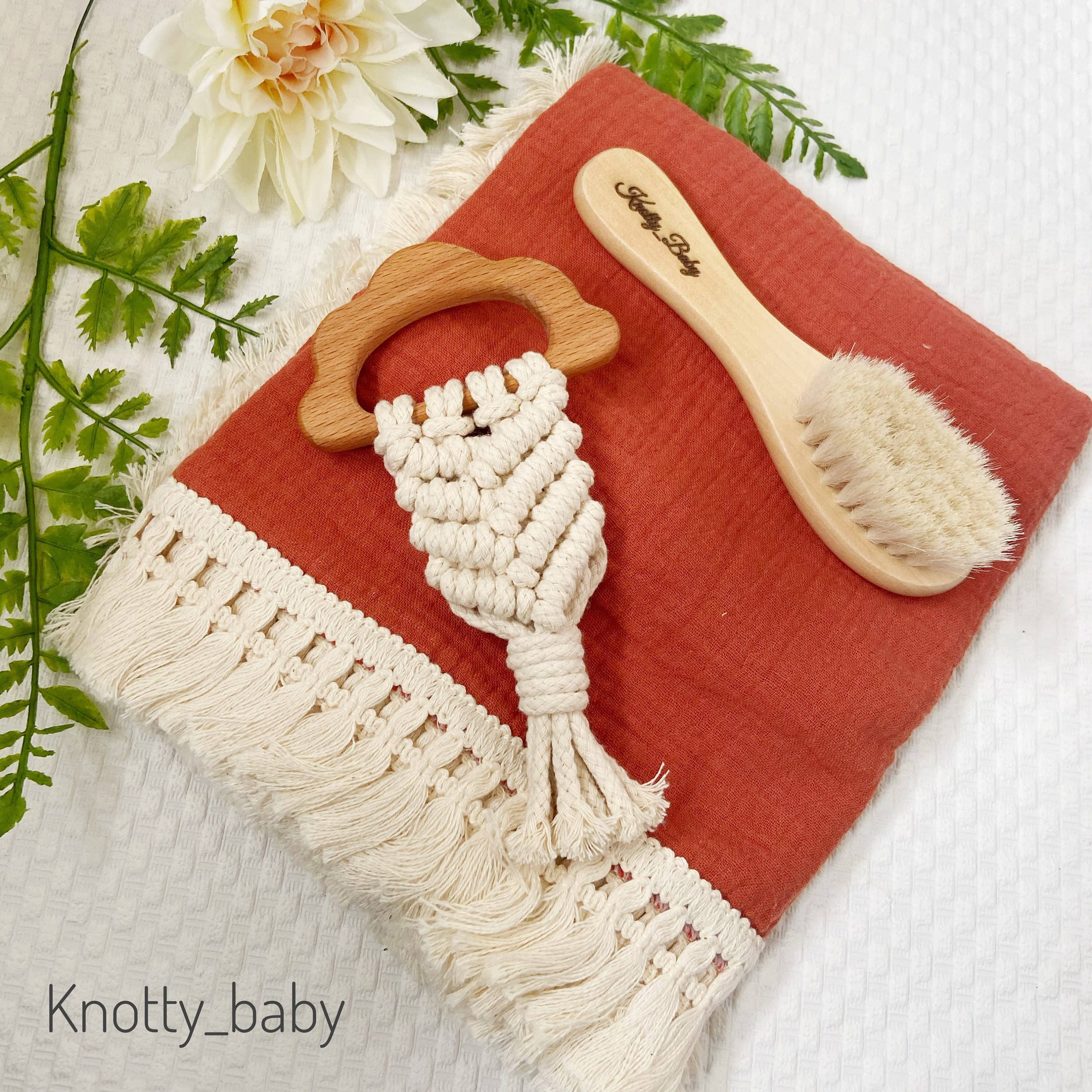 Knotty_baby – wholesale Toothbrush – Kids & Baby – Personalised Soft Wooden Baby Brush, Baby Gift, Baby3