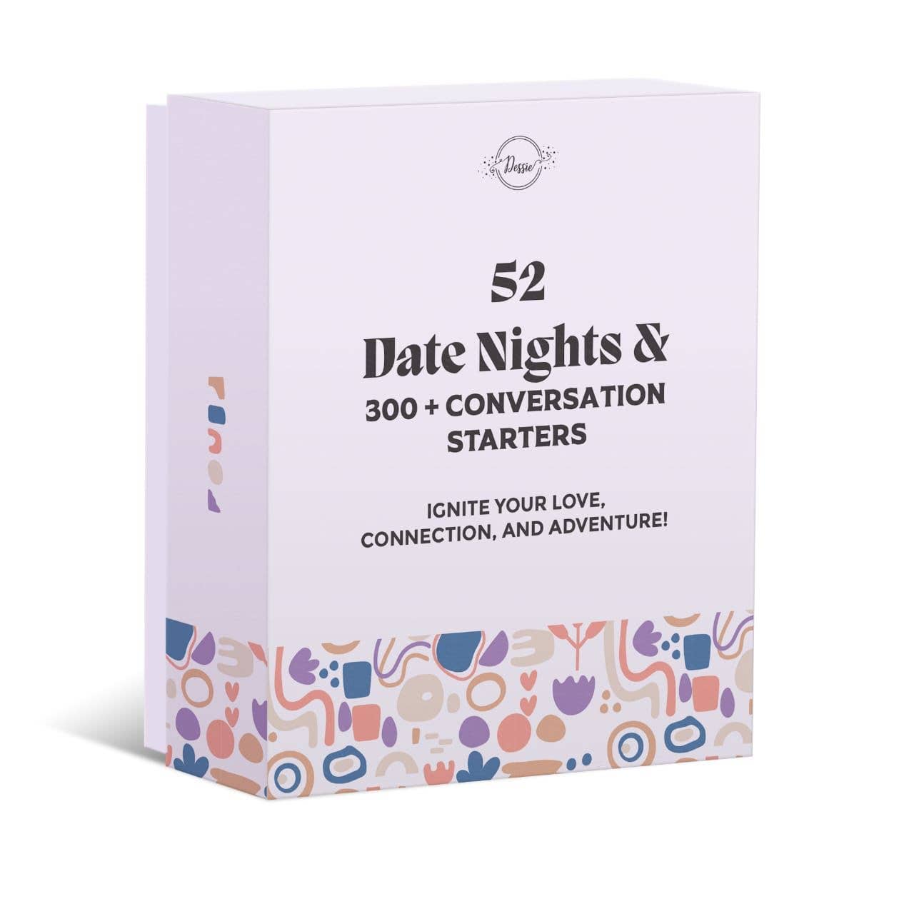 Dessie - Wholesale Card Game - Dessie® 52 Date Night Activity Cards 300 Conversation Starter Questions Couples Game Box