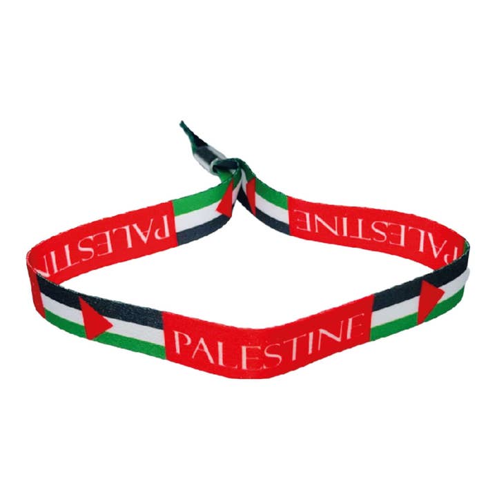 Astur Pins – wholesale Vävt/flätat armband – Armband – Palestinas flagga – P818