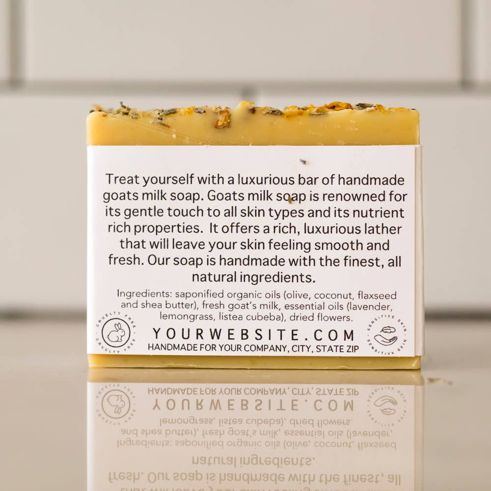 Old Factory Soap + Parousia Perfumes - Wholesale Bar Soap - Private Label Goats Milk Soap Style 2 - with your logo!9