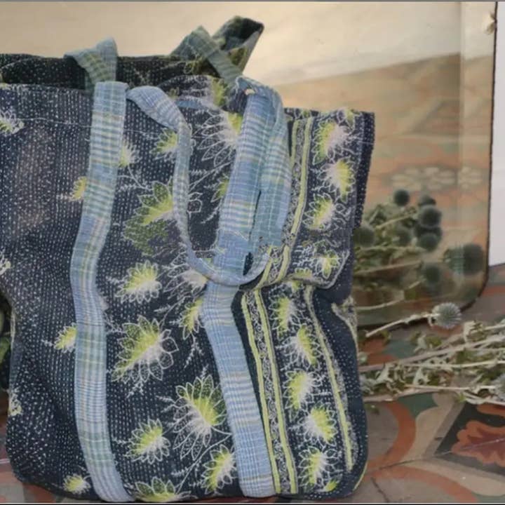 Homesoul - Wholesale Tote Bag - Women's - Recycled Kantha Tote Bags 4