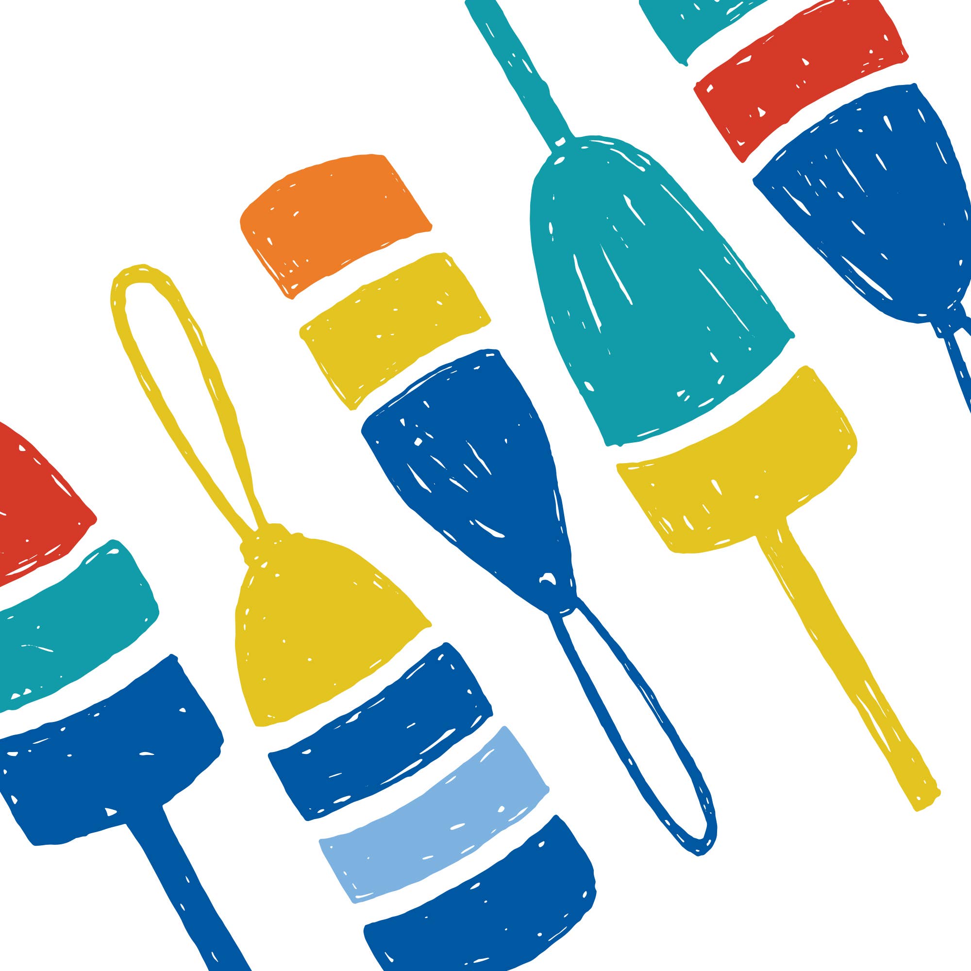 Inkwell Originals - Wholesale Sticker - East Coast Buoys Sticker1