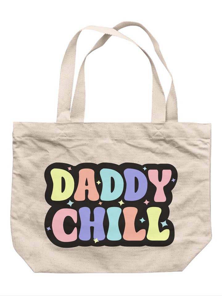 Daddy Chill Tote Bag for wholesale by Hectic Rebellion