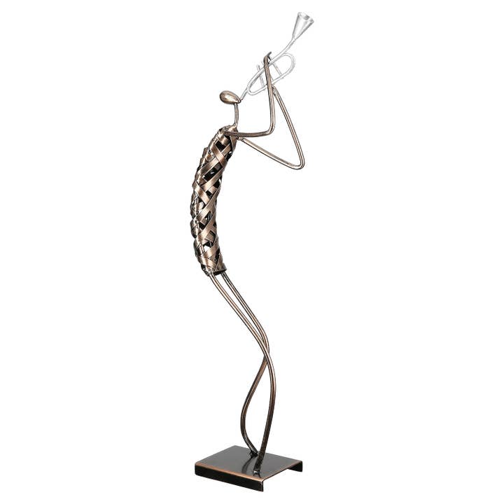 brown Figure musician band, bronze H.54 cm for wholesale on Faire2