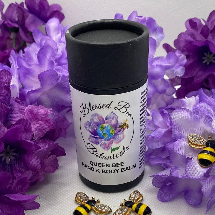 Blessed Bee Botanicals - Wholesale Hand & Body Lotion - Queen Bee Hand & Body Balm | Organic Moisturizing Skin Balm