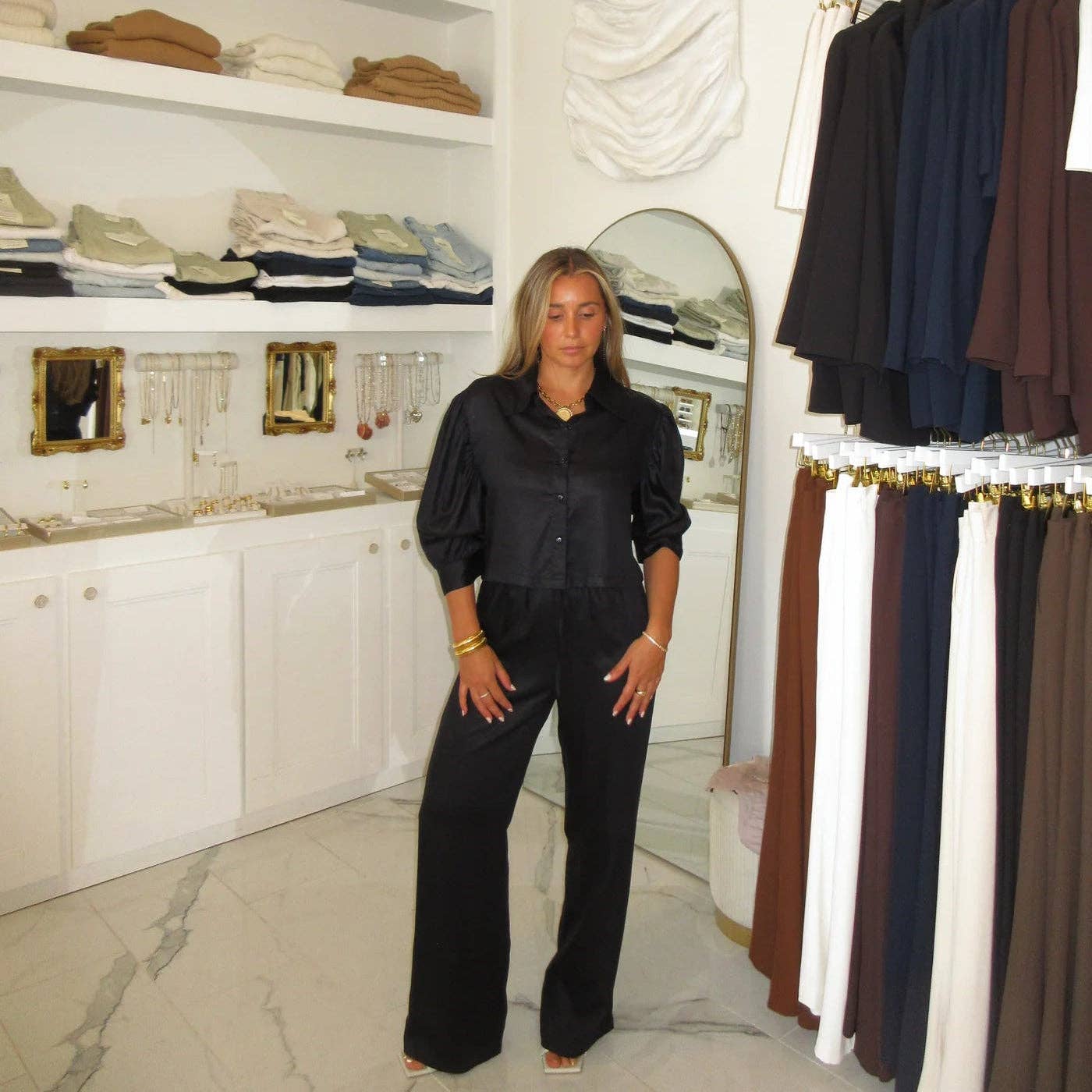 Airotciv by Victoria – Camisa com botões no colarinho – Mulher por atacado – Topo da Bastilha2