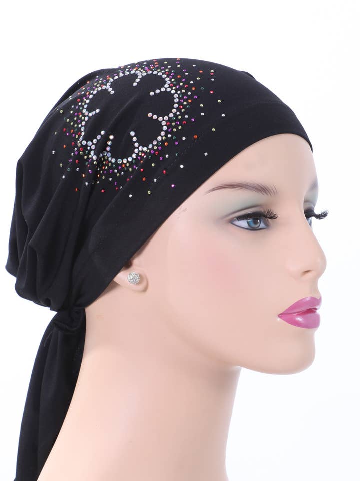 Pre-tied Headscarves R-209 for wholesale by Cherie Accessories