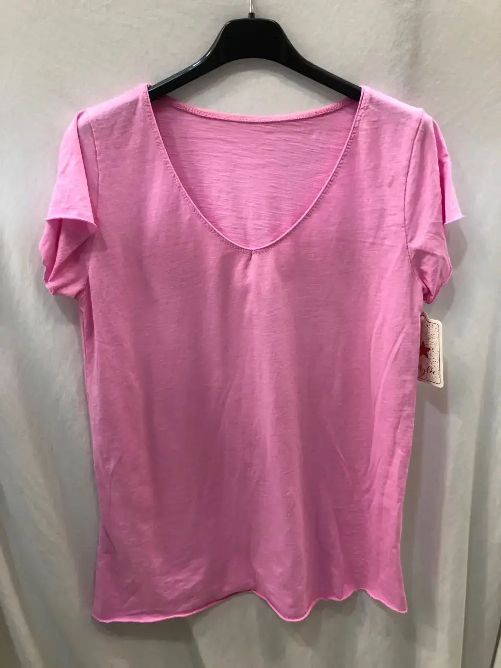 Mimi & Gogo - Wholesale T-Shirt - Women's - Plain basic T-shirt @2993_TsUni9