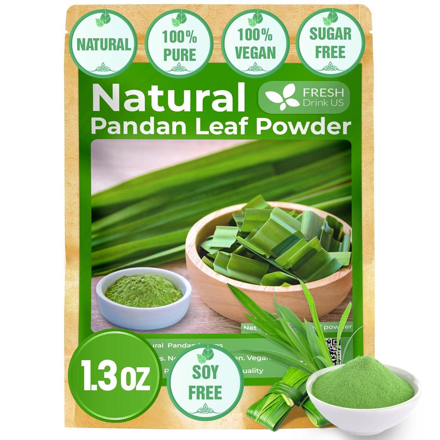 Naomi's Happy Place Shop - Wholesale Health/Detox Tea - Natural Pandan Leaves Dried, Pandan Leaf Powder, 100% Pure Dried Pandan Leaves, Pandan Leaf Tea, No Additives, No Caffeine, Vegan10