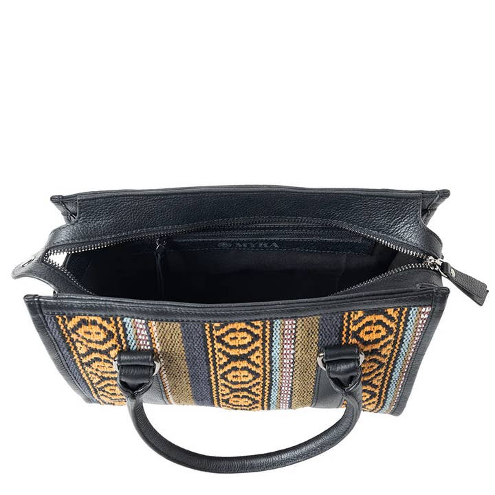 MYRA - EU - Wholesale Crossbody Bag - Women's - Nuevas Vistas Crossbody Bag In Black and Yellow5