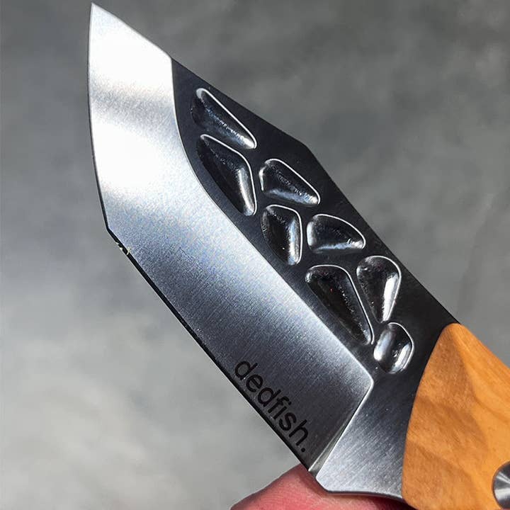 BattlBox - Wholesale Pocket Knife/Holder - Dedfish Co McCrea Stainless Steel Fixed Blade Belt Knife EDC3