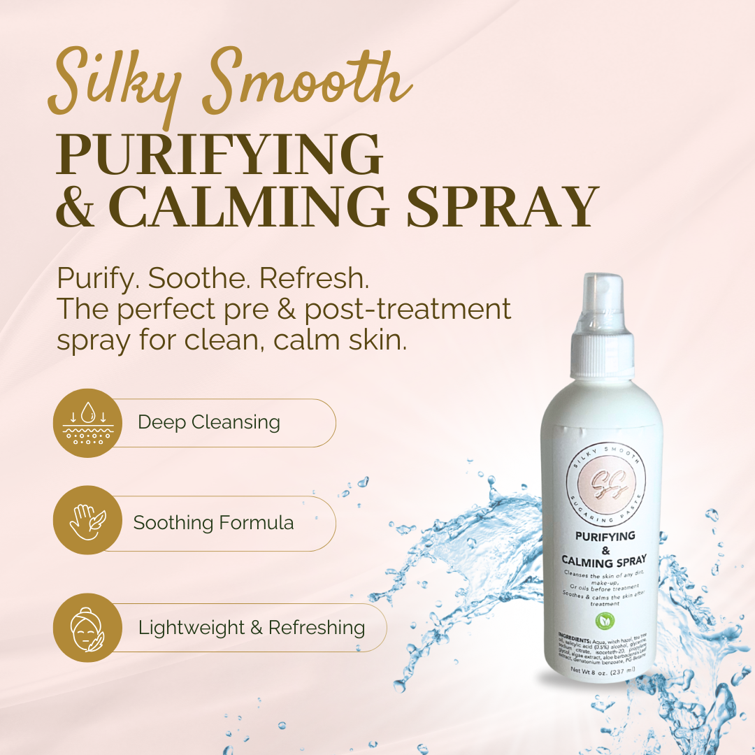 Silky Smooth Sugaring - Wholesale Face & Body Mist/Water - 32oz Purifying & Calming Spray Refill1