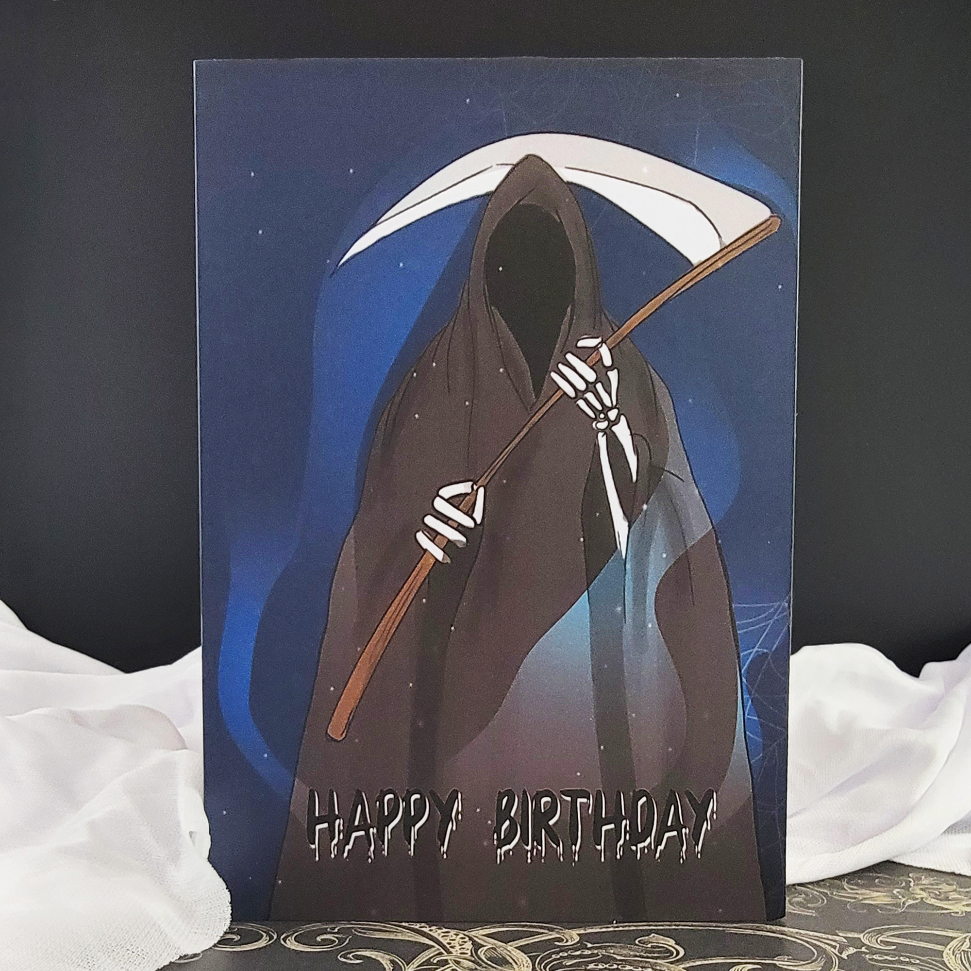 Card Foolery – wholesale Födelsedagskort – En dag närmare 3D pop-up födelsedagskort med mörk humor7