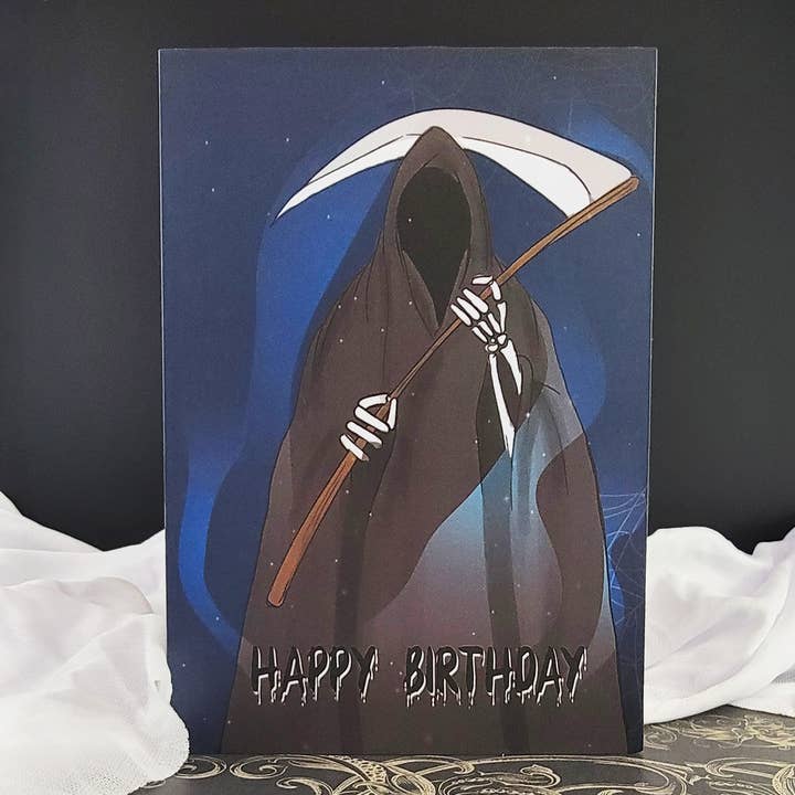 Card Foolery – wholesale Födelsedagskort – En dag närmare 3D pop-up födelsedagskort med mörk humor7