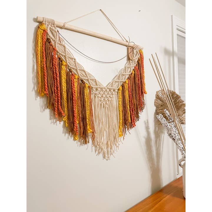 Naorvi Macrame - Wholesale Tapestry/Textile - Luxury Boho Macrame Wall Hanging Large Colorful Mural1