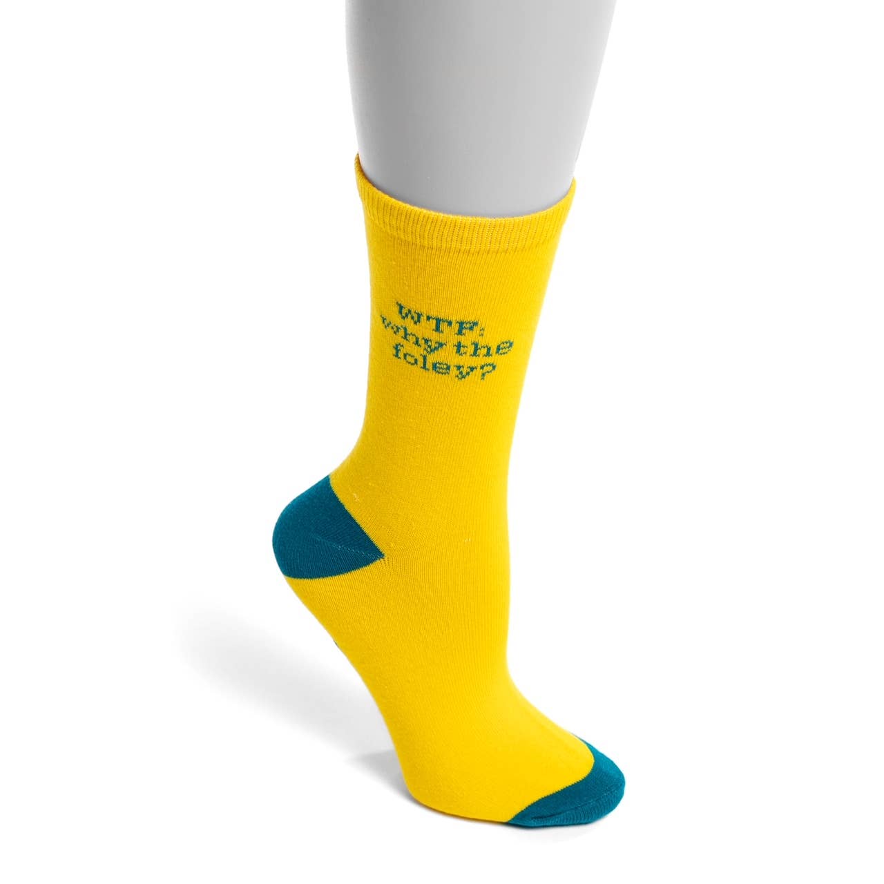 Nurseology - Wholesale Socks - Unisex - What The Foley Breathable Cotton Crew Length Unisex Socks0