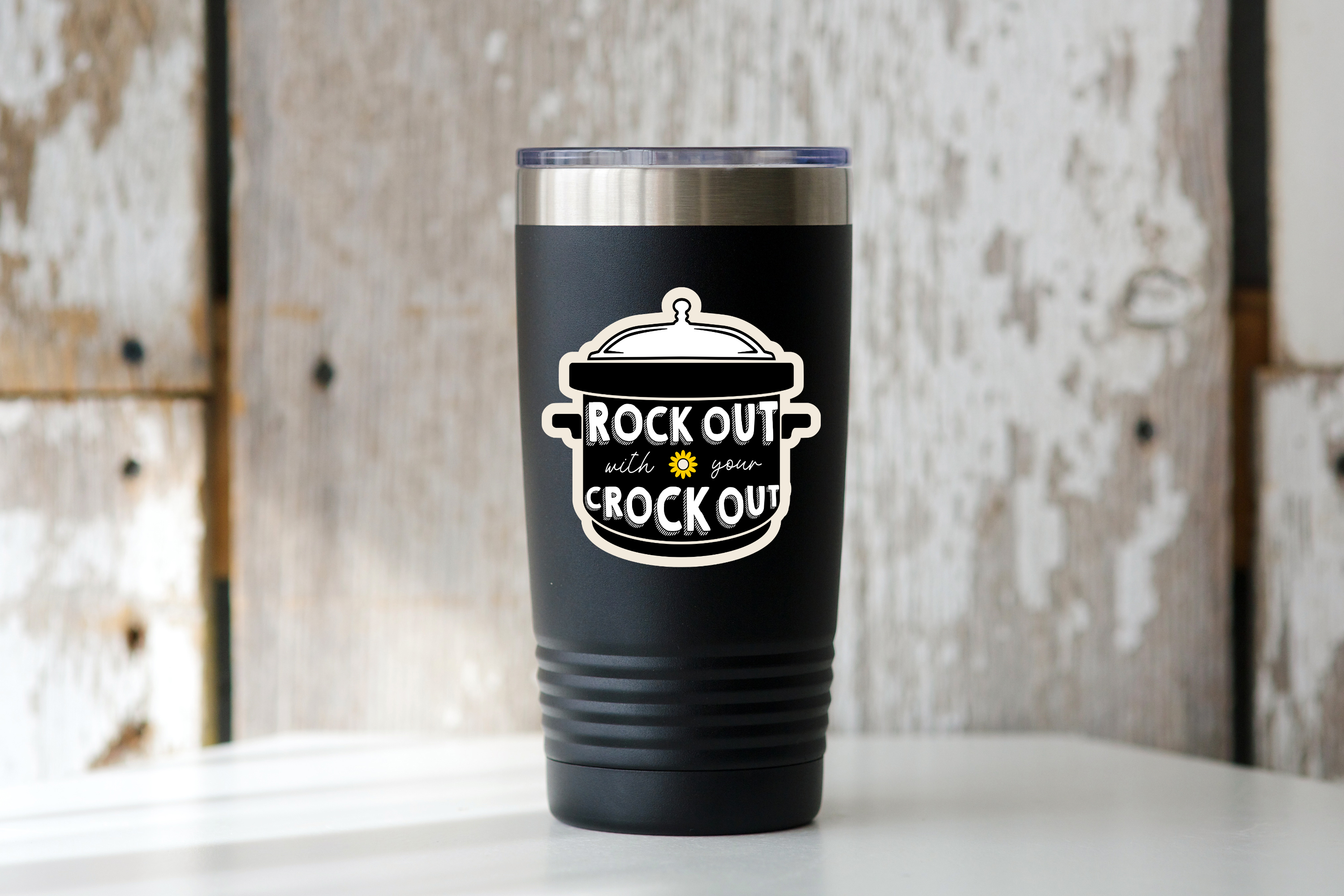 Yarnival - Wholesale Sticker - Rock Out With Your Crock Out Sticker - kitchen, cook, pot1