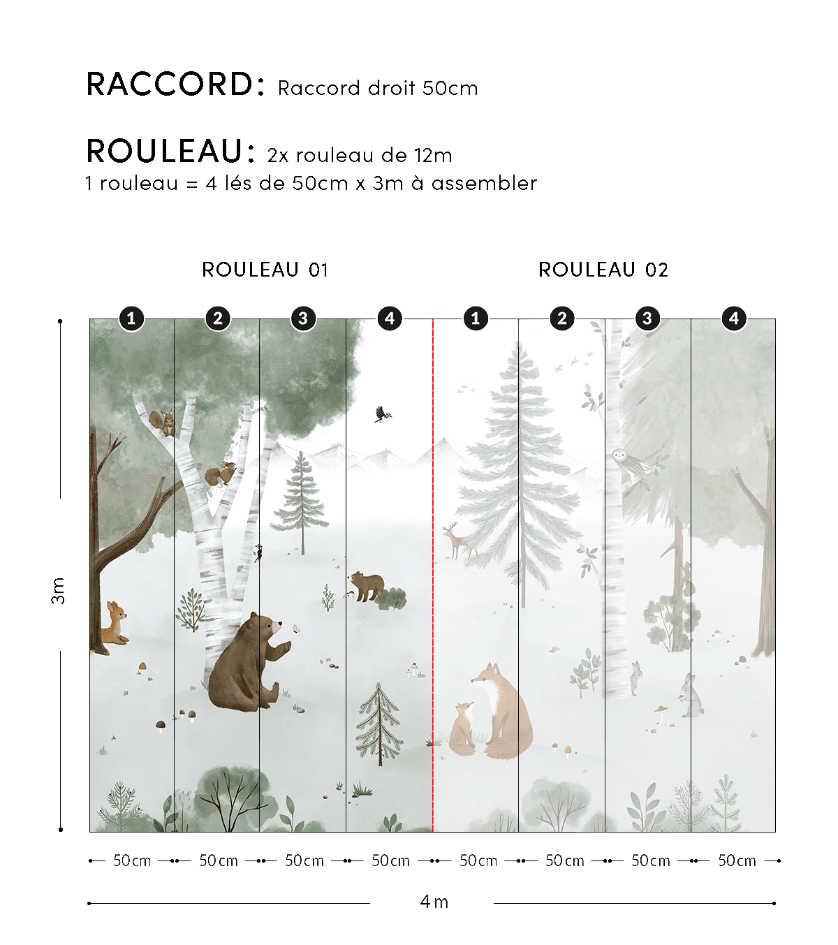 LILIPINSO - Wholesale Wallpaper - KHARU - Papier peint panoramique - Forêt et animaux6