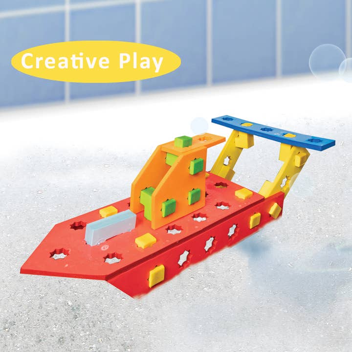 Just Think Toys – wholesale Building set – Child – BathBlocks STEM Floating Construction Set