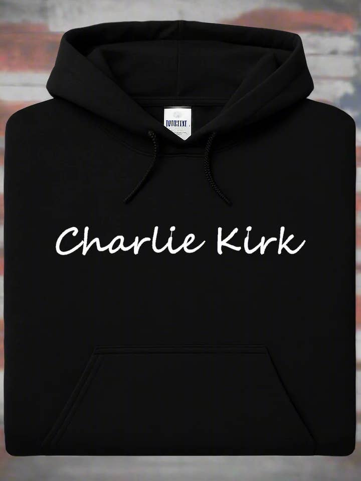 Embroidered Charlie K, Hoodie/Crewneck, Long Sleeve, Classic Fit, Unisex Adult for wholesale by UNMATCHED