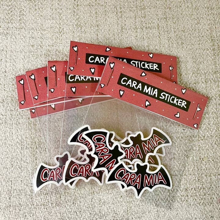 Honey Bunch Lettering - Vente Autocollant - Autocollants Cara Mia, autocollants famille Addams