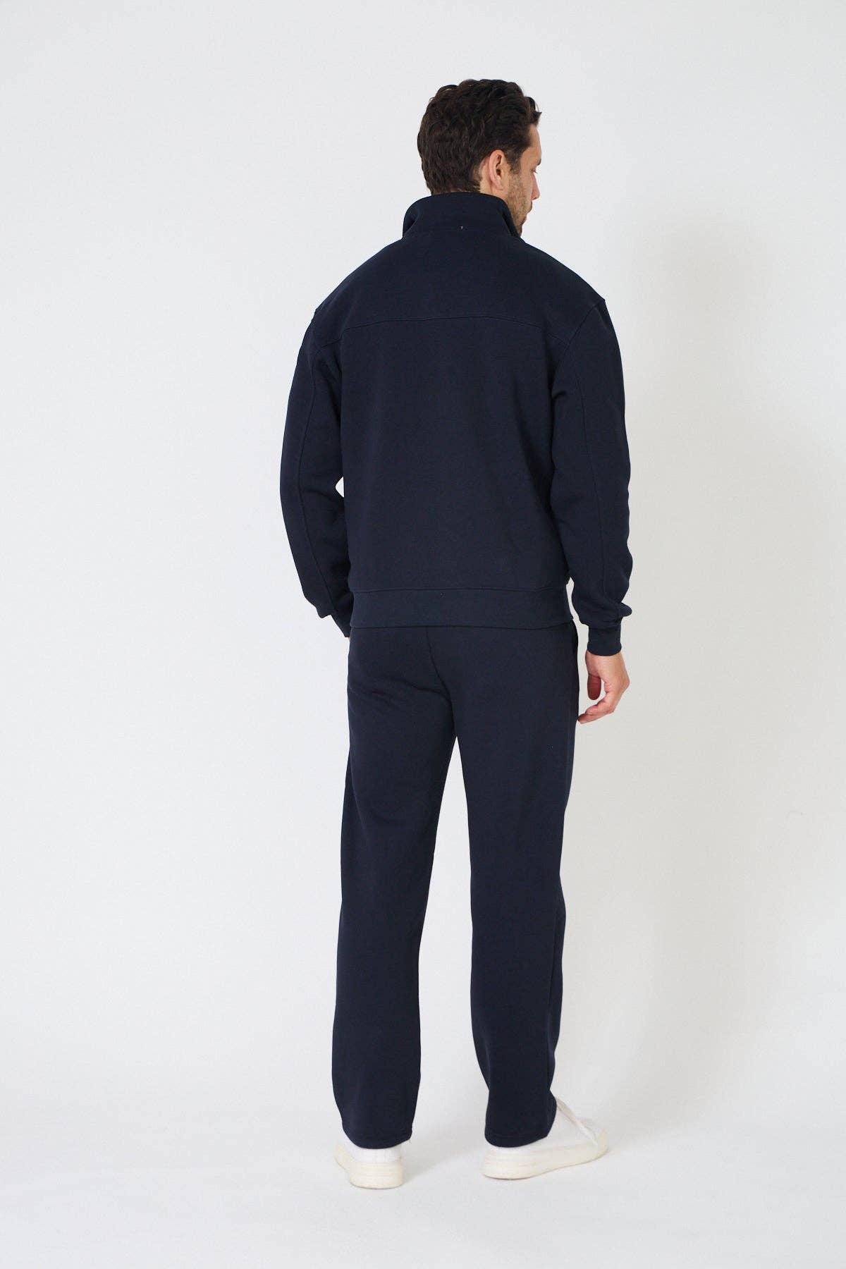 TOP MONDAY - Wholesale Tracksuit - Men's - Oversized Half-Zip Sweatshirt12